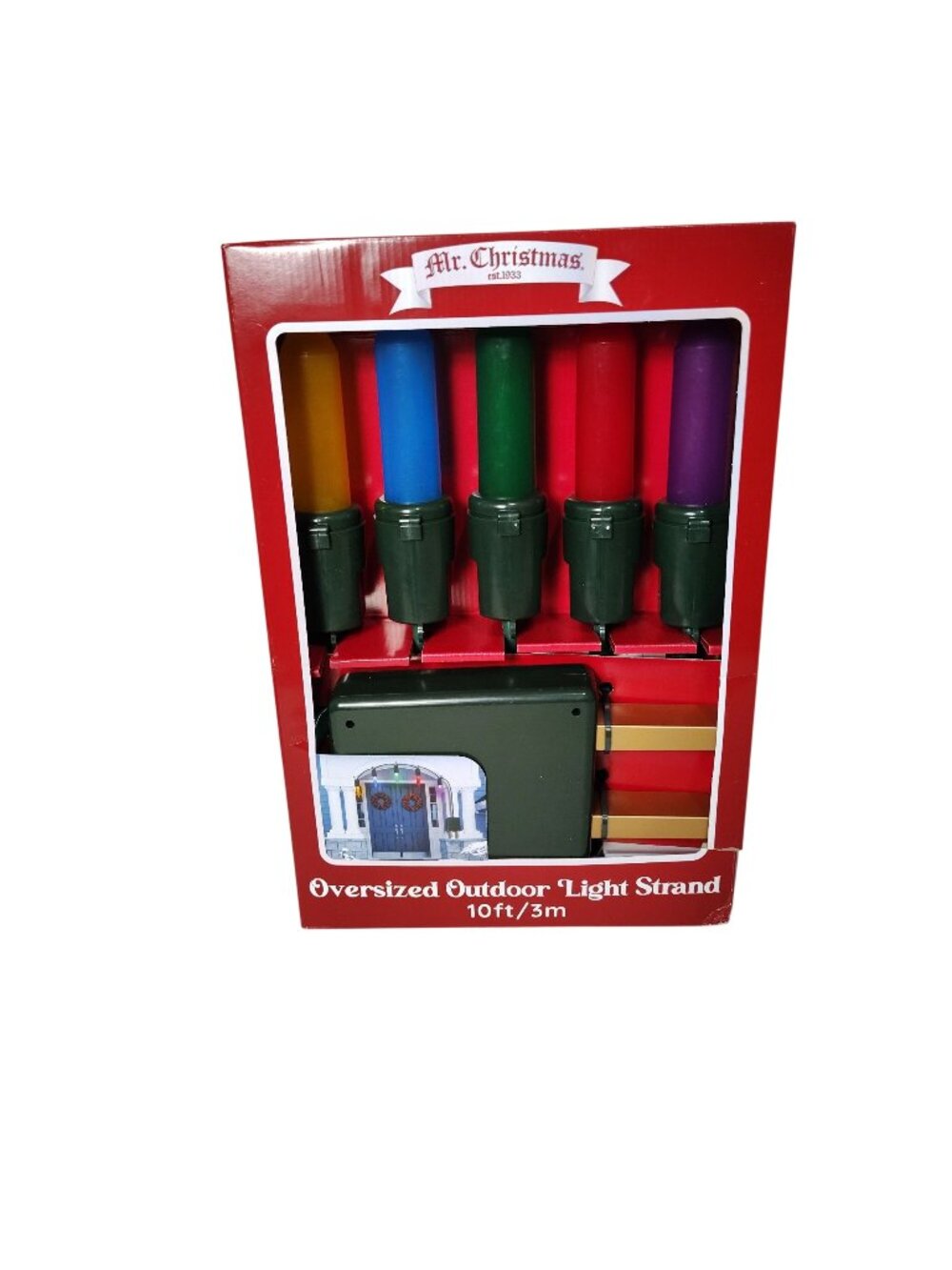 Mr. Christmas Oversized Outdoor Light Strand 10ft/3m
